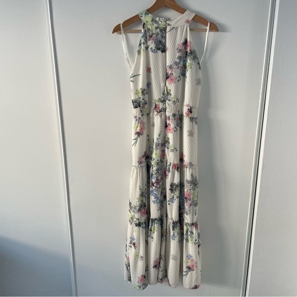 Ted Baker Kahlay Pergola Tiered Midi Dress (Ted Size 0) US size 2 - Picture 4 of 14